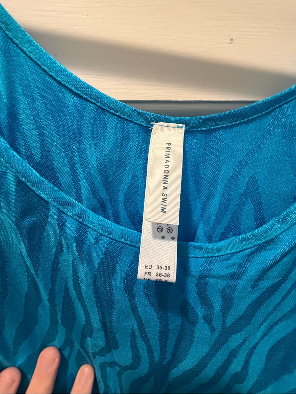 Prima Donna Turquoise Tiered Sleeveless Swim Coverup - Picture 3 of 5